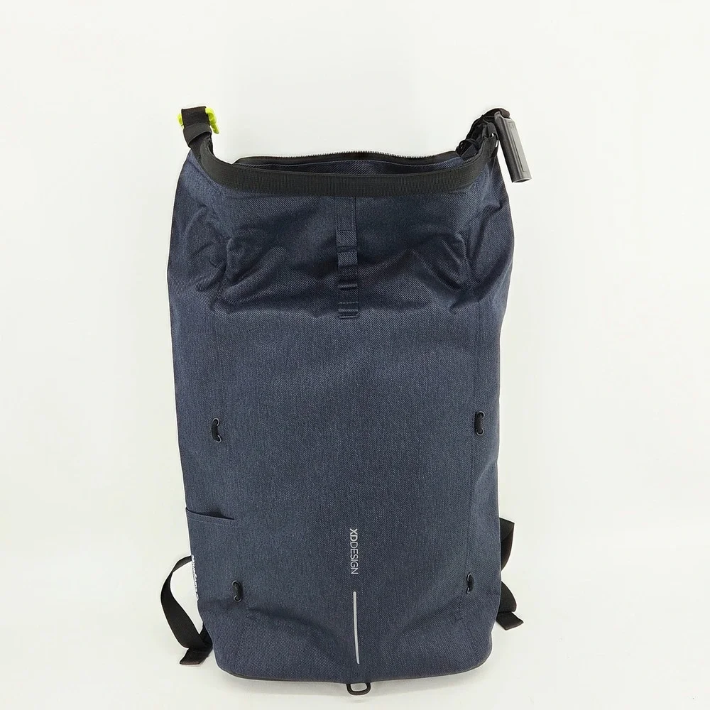 XD Design Urban Lite Anti-Theft Backpack‎ Blue Roll Top Laptop Travel Bag NWT